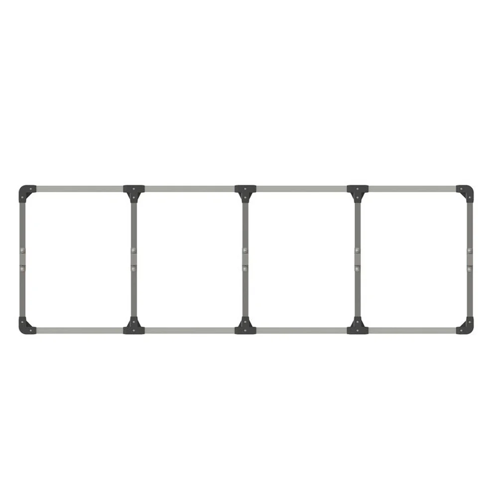 24" x 74" Aluminum Hoop with 5 Crossmembers