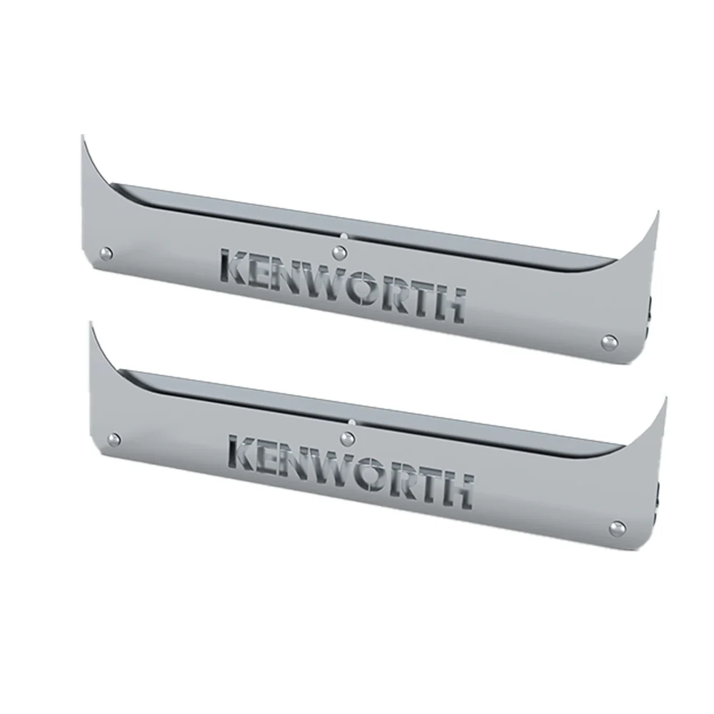 24" Kenworth Logo Longhorn Stainless Steel Mud Flap Weight