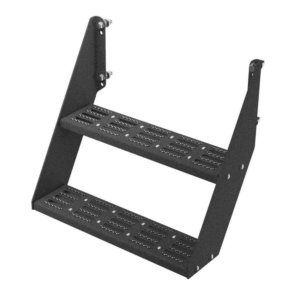24"W Hard Coated Rear Frame Steps
