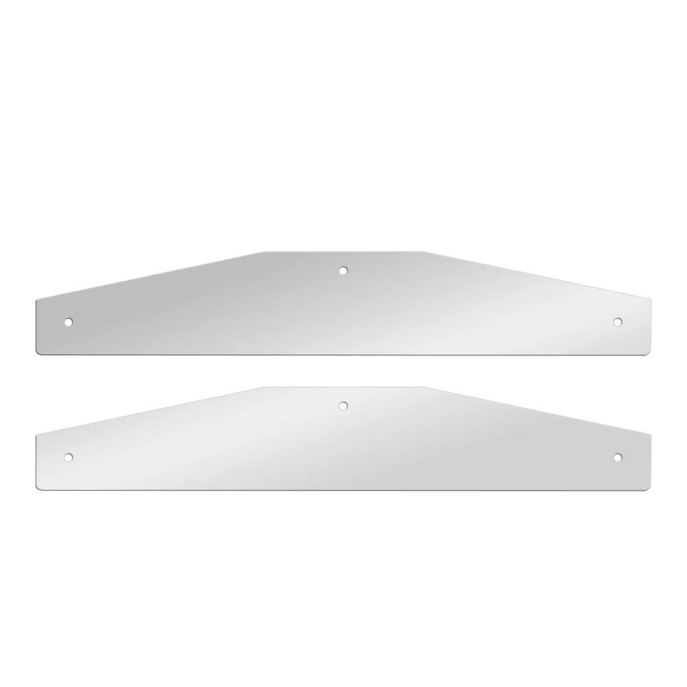 24" x 4" Stainless Steel Tapered Mud Flap Weight (PR)
