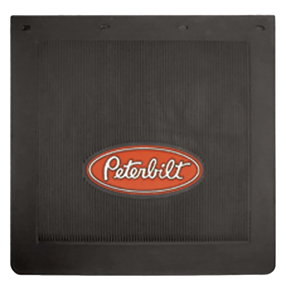 24"W x 24"L Black Rubber Peterbilt Mud Flap (EA) - Image 2