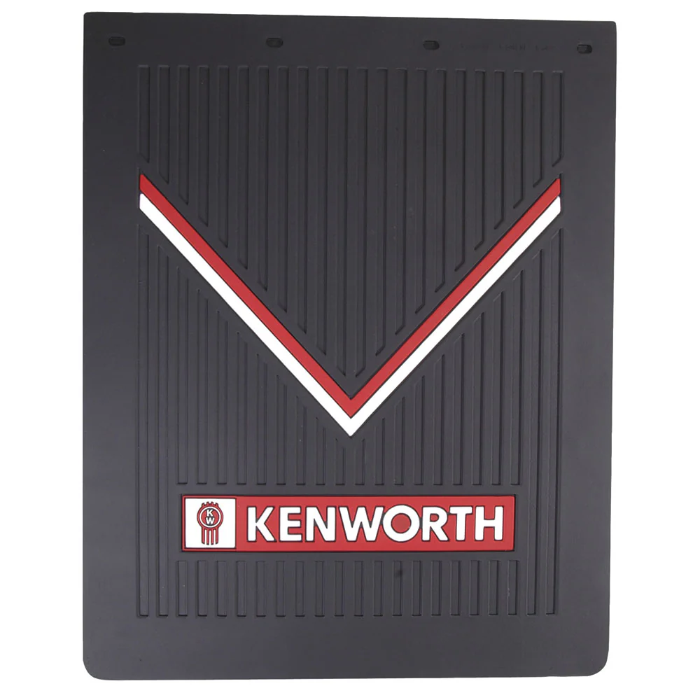 24"W x 30"L Black Rubber Kenworth Mud Flap (EA)
