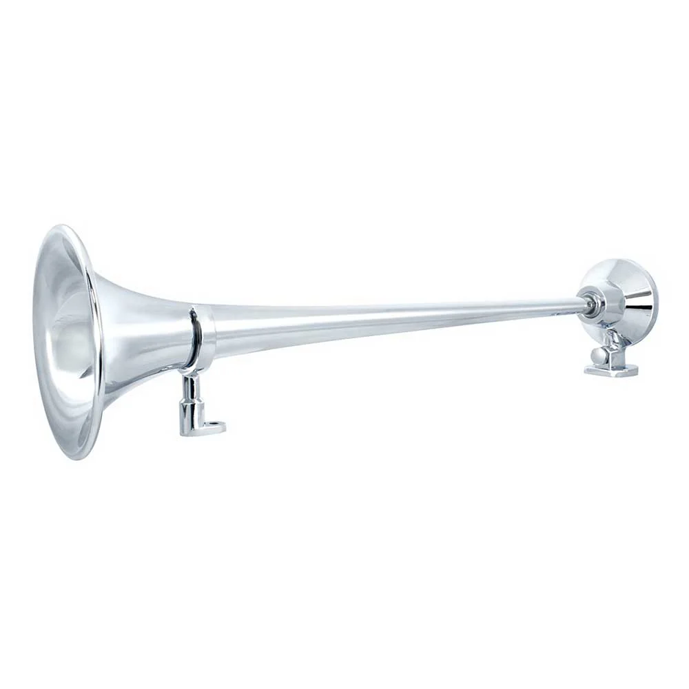 25-1/2"L x 6"W x 5-1/4"H Chrome Emergency Tone Horn