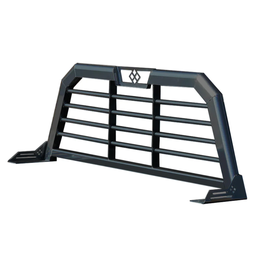25X73 Satin Black Merritt Cab High Pick-Up Horizontal Bar Headache Rack "“ Ford SD