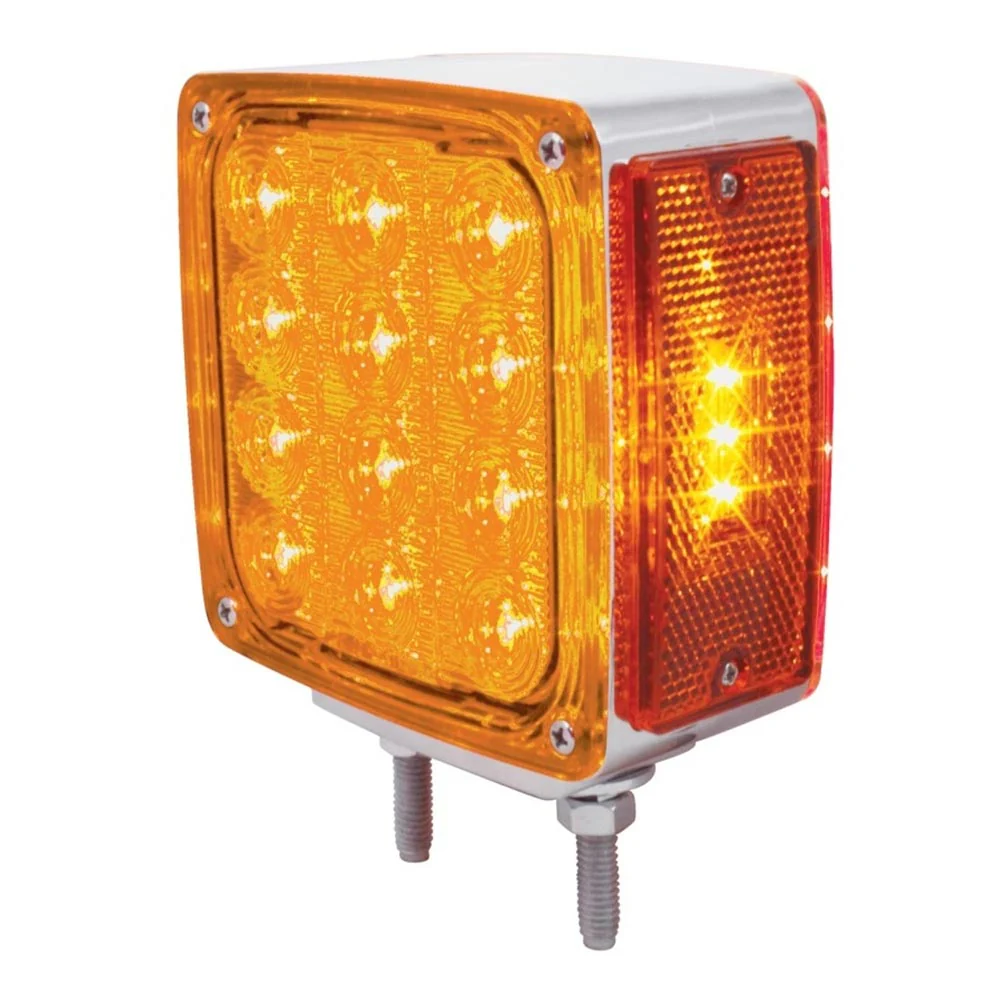 27 Amber & Red LED Double Face Turn Signal - Image 4