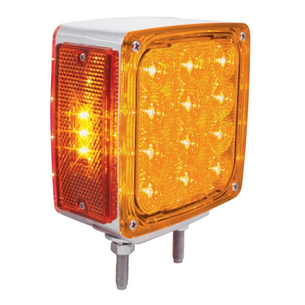 27 Amber & Red LED Double Face Turn Signal - Image 5