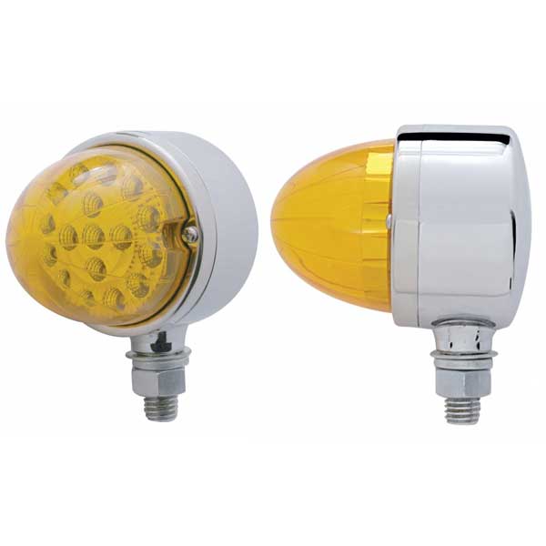 3-1/2" 17 LED Dual Function Reflector Single Face Watermelon Light - Image 4