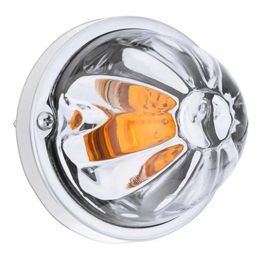 3-1/2" Glass Watermelon LED Light with Stainless Bezel Kit - Image 12
