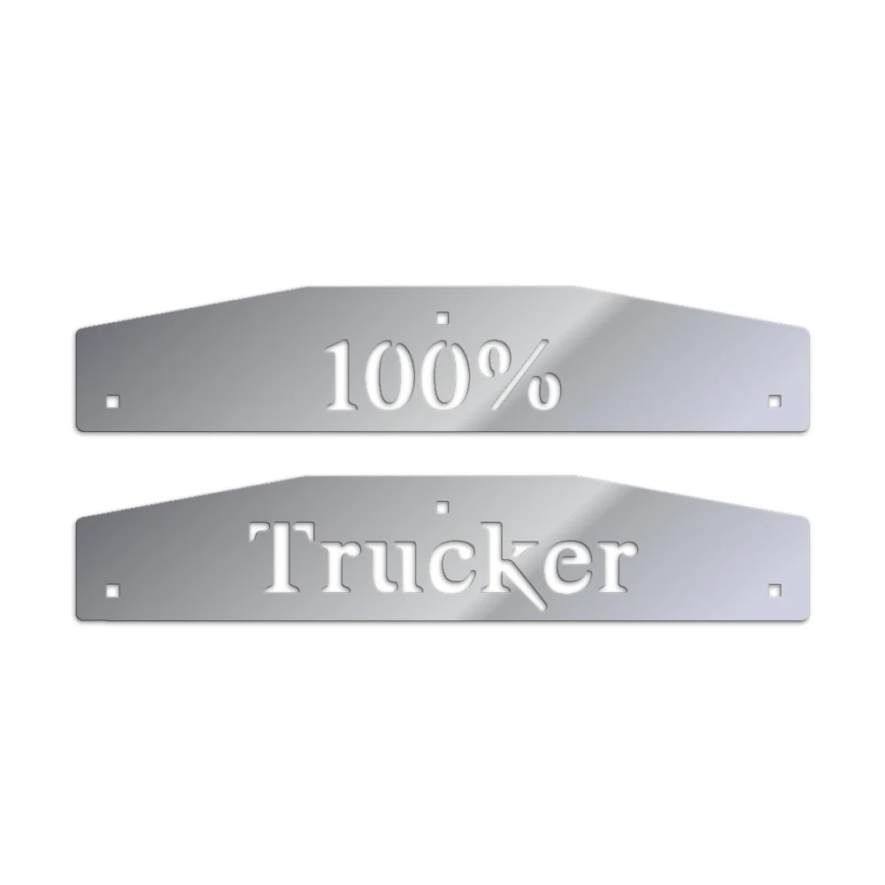 3-1/2" x 24" Stainless Steel 100% Trucker Mudflap Weight (PR)