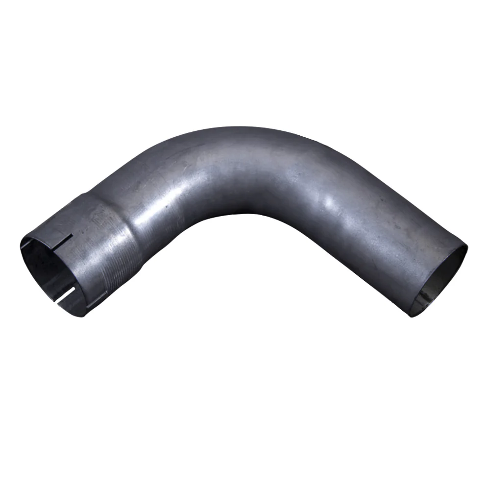3-1/2"ID/OD x 12" 90 Degree Aluminized Elbow