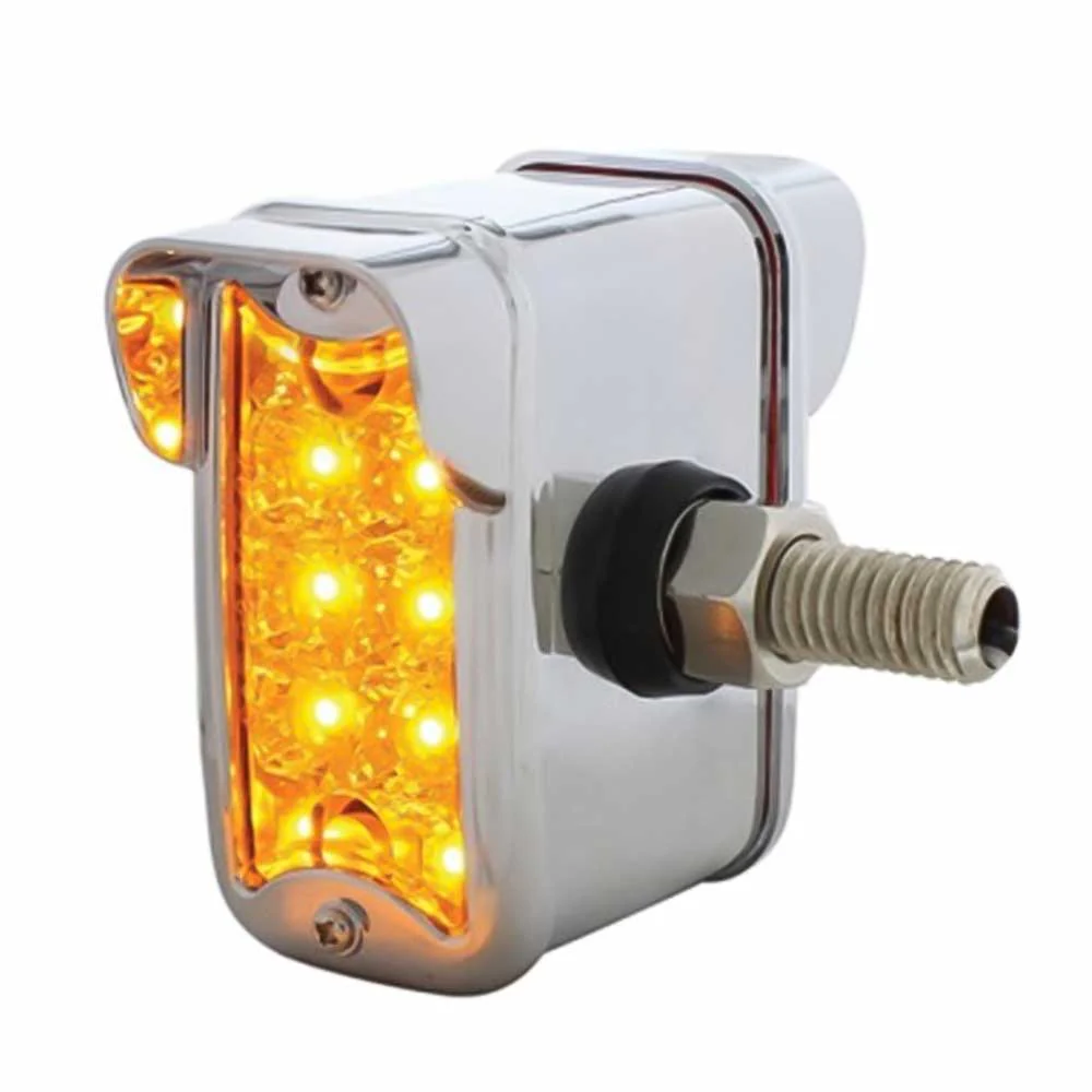 3-1/4" Double Face 10 LED Reflector Light with Vertical Visor - T Mount