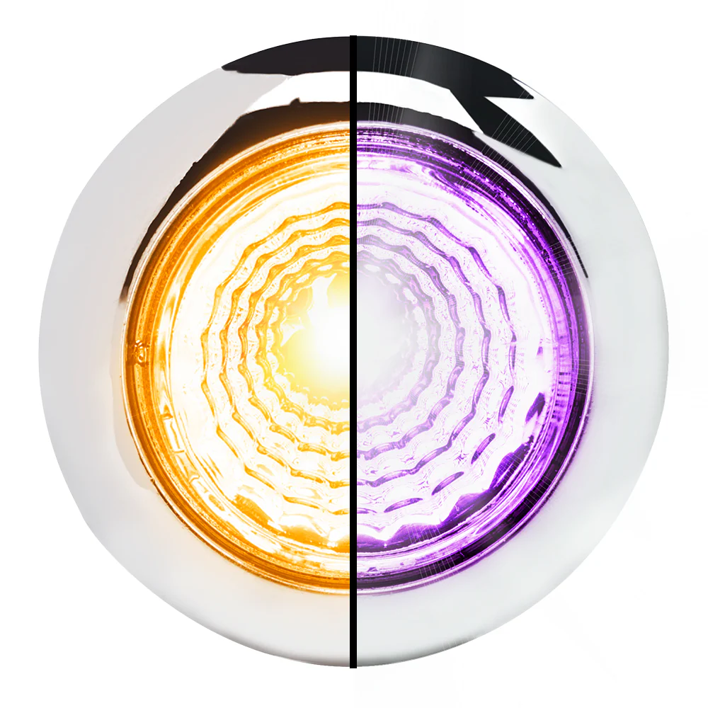 3/4" 1 LED Dual Revolution Mini Light with Reflector - Image 12