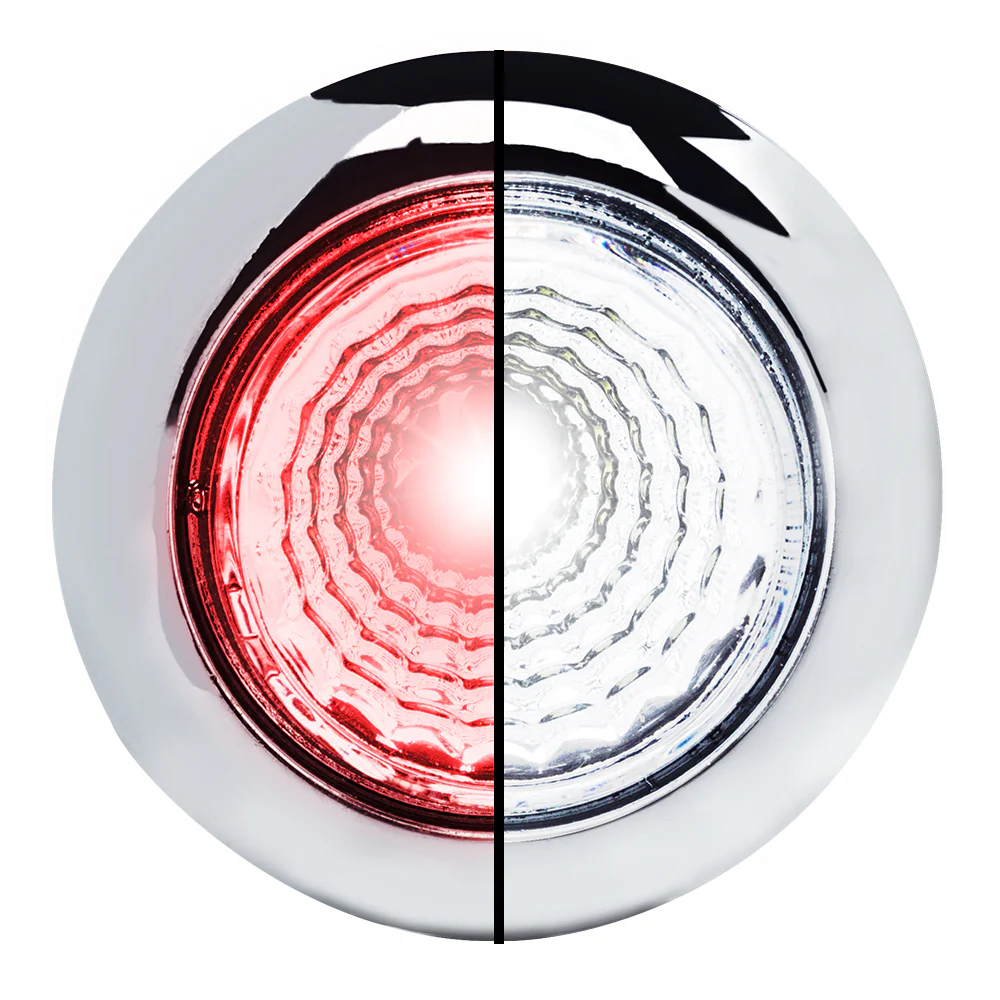 3/4" 1 LED Dual Revolution Mini Light with Reflector - Image 5