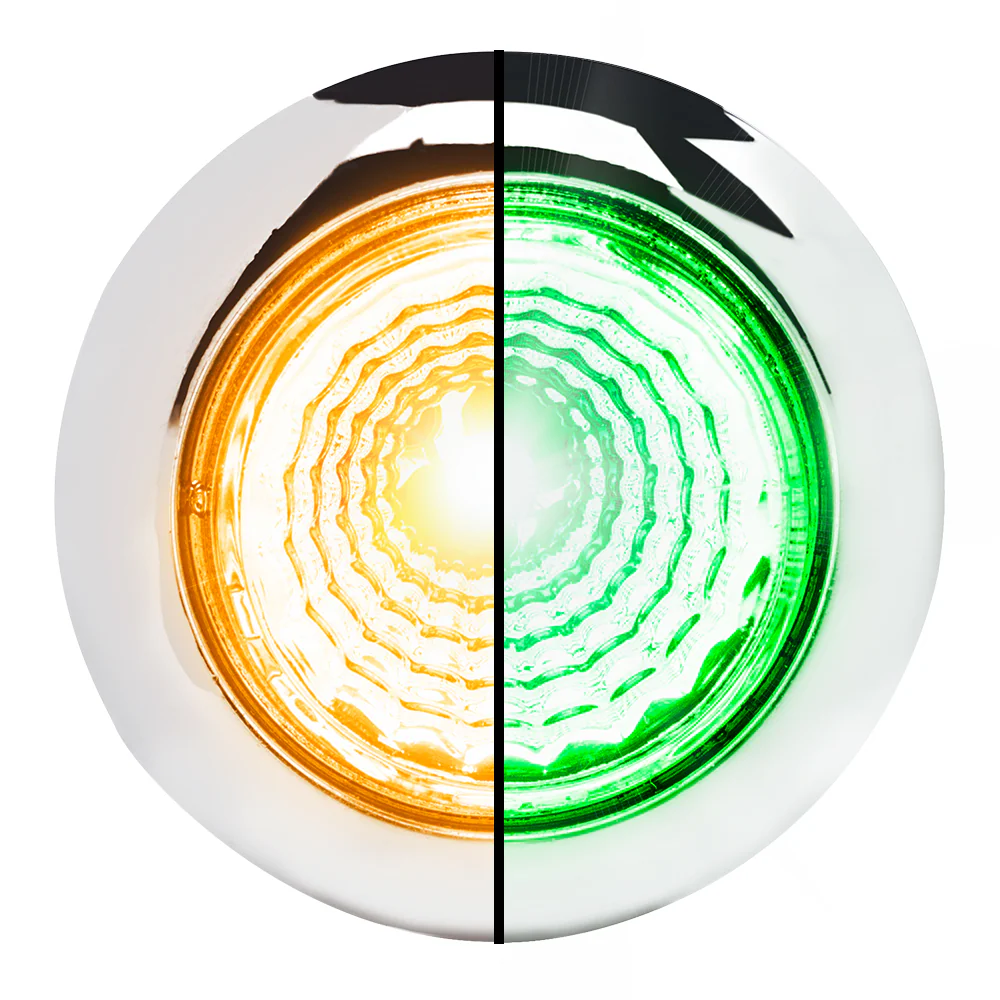 3/4" 1 LED Dual Revolution Mini Light with Reflector - Image 7