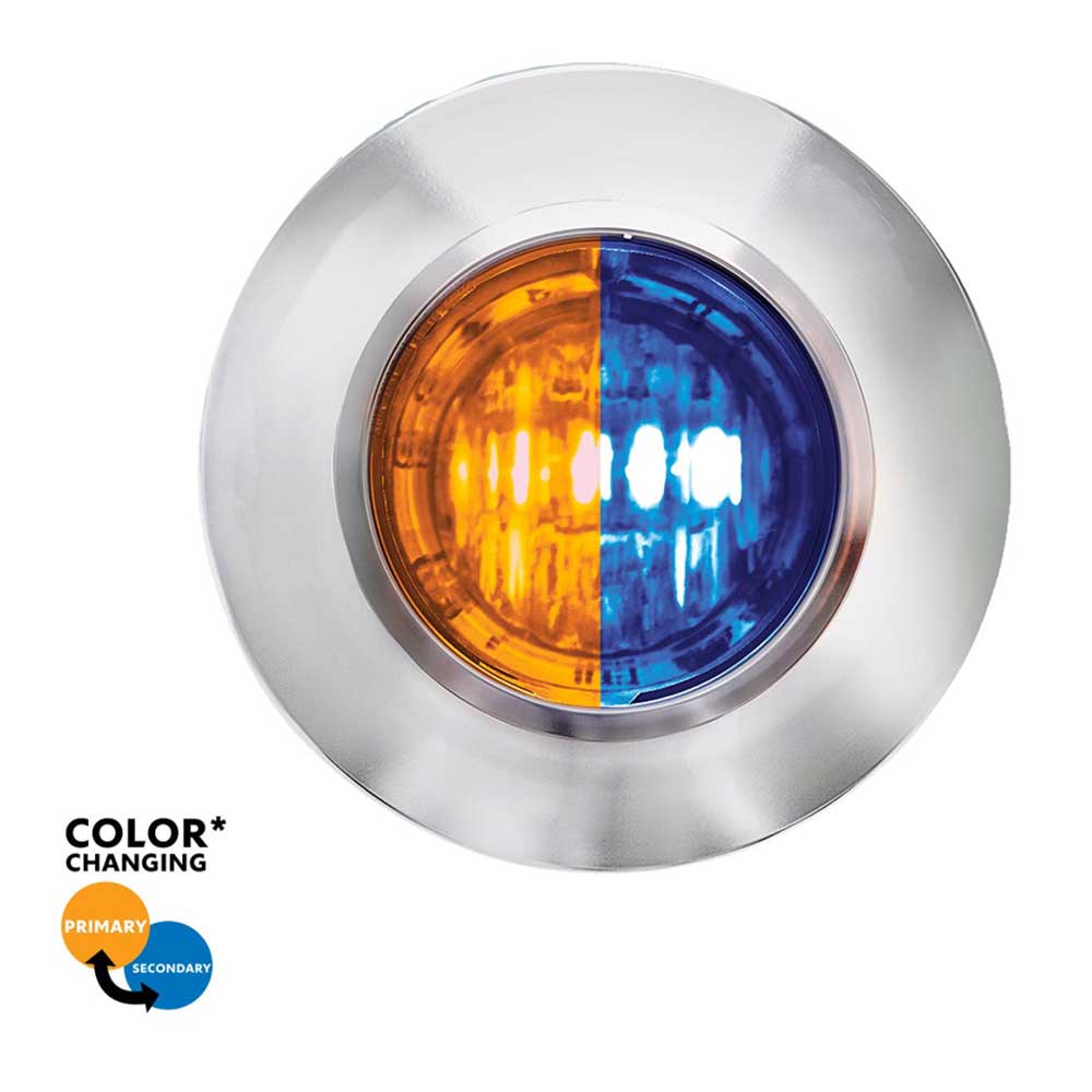 3/4" 2 LED Mini Double Fury Dual Color Marker Light - Image 2