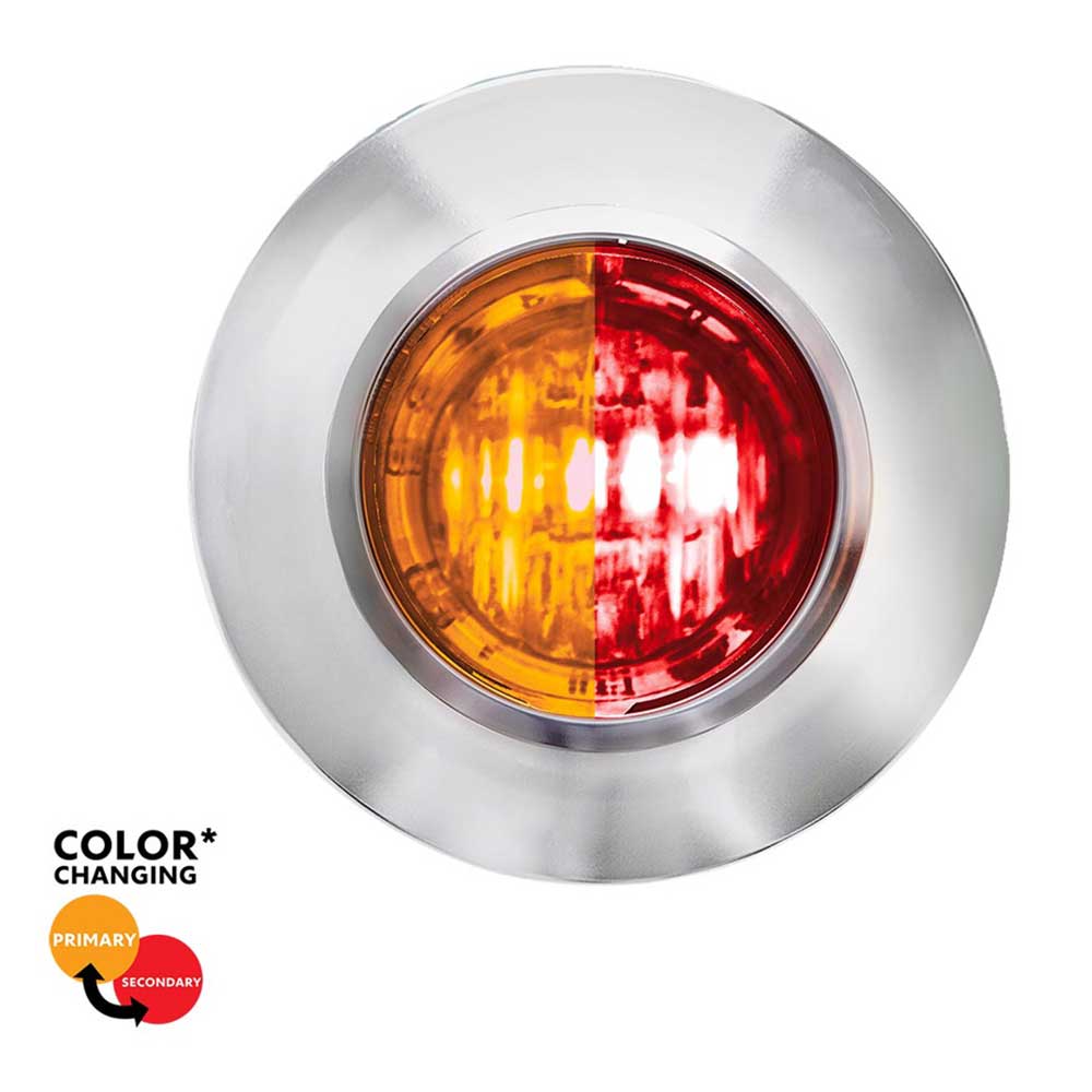 3/4" 2 LED Mini Double Fury Dual Color Marker Light - Image 4