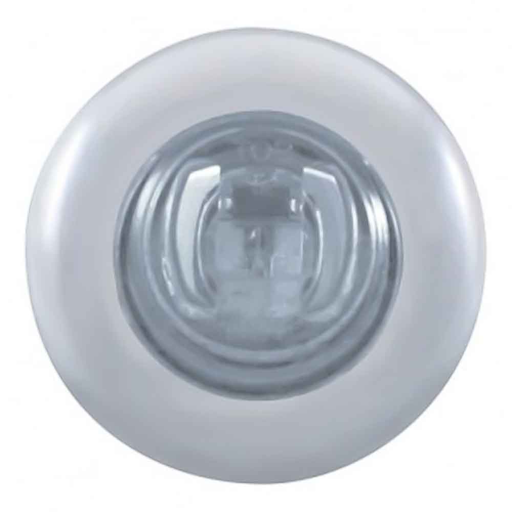 3/4" 2 LED Mini Light with Stainless Steel Bezel Marker Light - Image 2