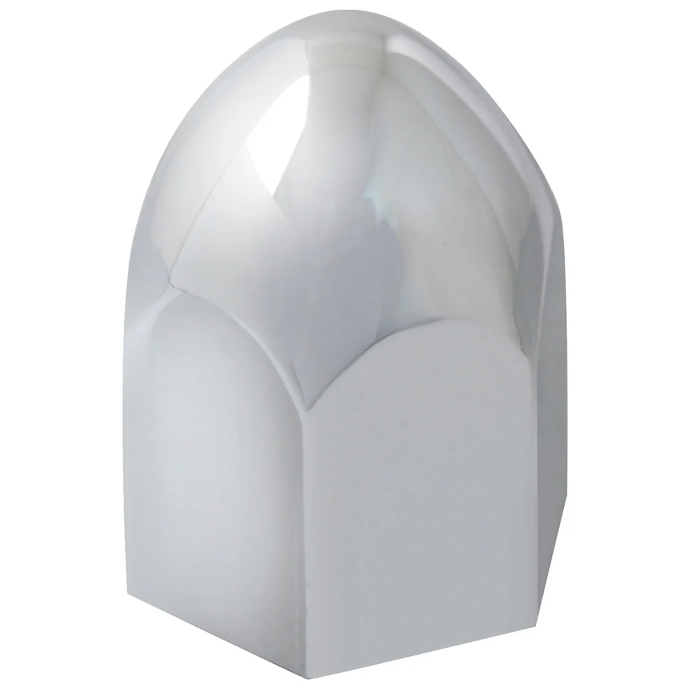 3/4" Chrome Plastic Bullet Nut Cover - Push On - Image 2