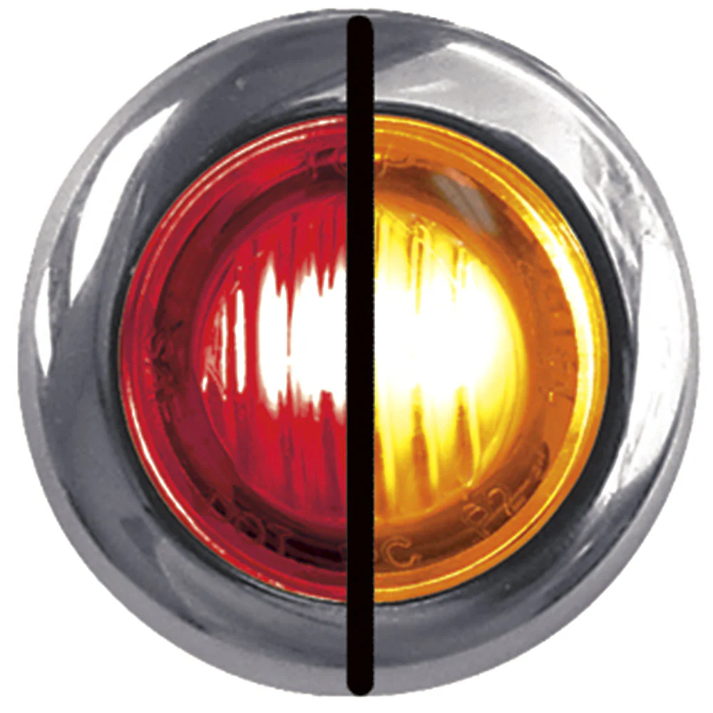 3/4" Dual Revolution Mini Button LED Light - Image 2