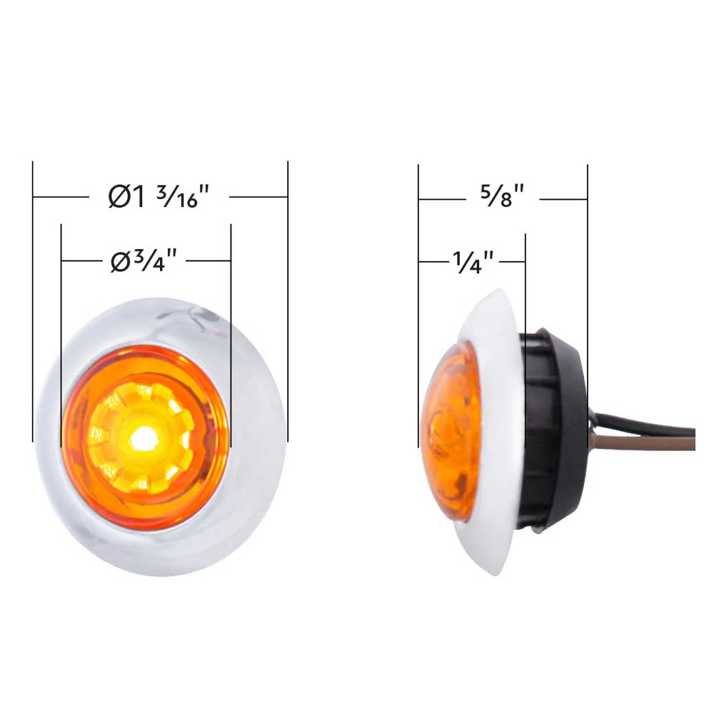 3/4" LED Dual Function ArcBlast Mini Marker Light - Image 3