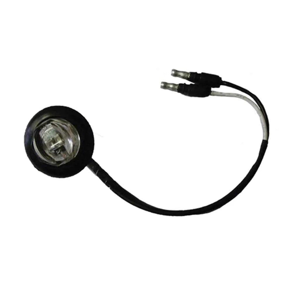 3/4" Round LED Clear Amber Light