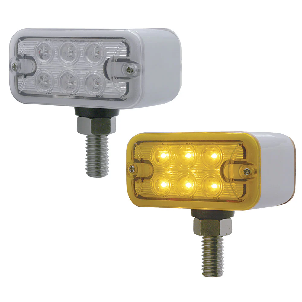 3" 6 LED Rectangular Double Face Light - Image 2