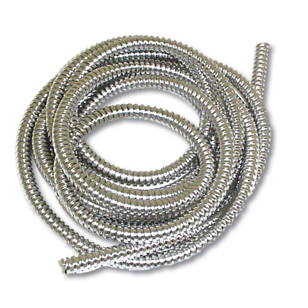 3/8" Dia. x 10' Stainless Steel Flexible Wire Loom