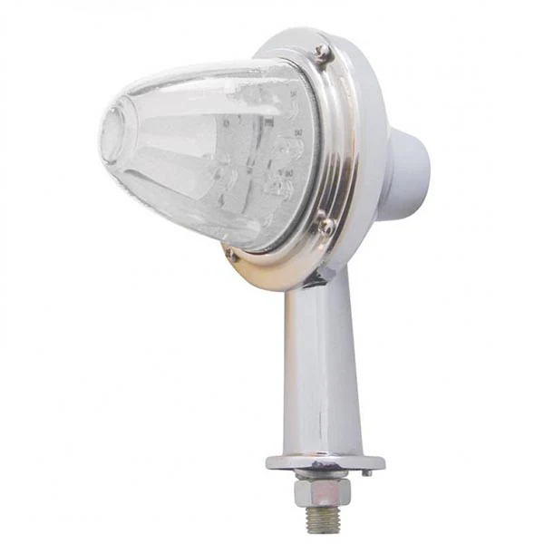 3" Amber/Clear 11 LED Watermelon Honda Light, 2-1/8" Arm - Image 2