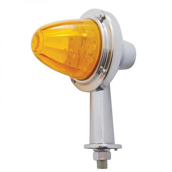 3" Amber/Clear 11 LED Watermelon Honda Light, 2-1/8" Arm - Image 3