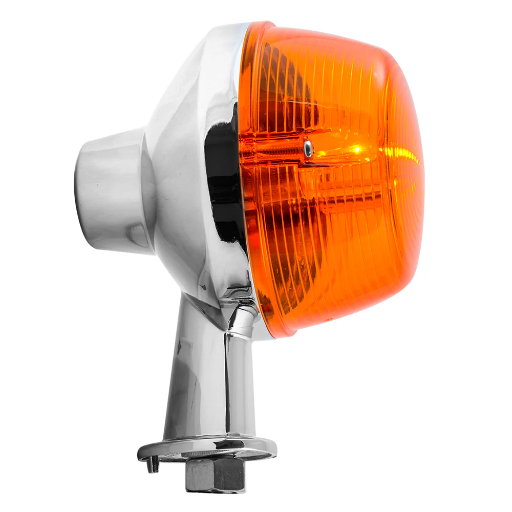 3" Amber Honda Pedestal Light 1-1/8" Arm 1 Wire - Image 3