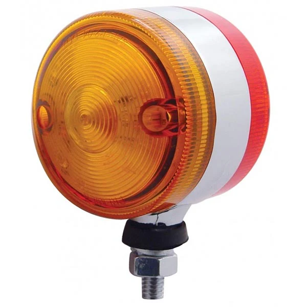 3" Amber/Red 15 LED Double Face Light