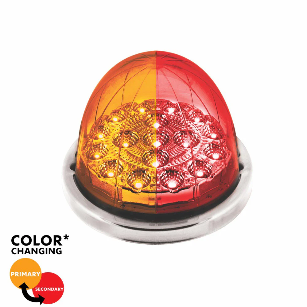 3" Double Fury 17 LED Watermelon Clear Lens w/ SS Bezel Kit - Image 11