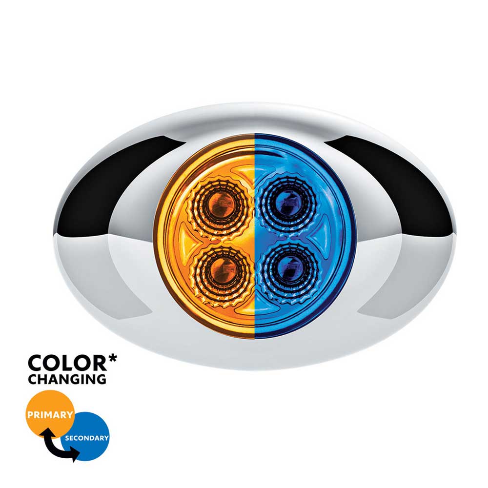 3" Double Fury 4 LED Oval Marker Light - Image 2