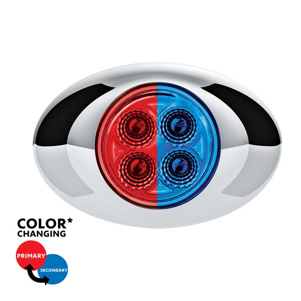 3" Double Fury 4 LED Oval Marker Light - Image 5