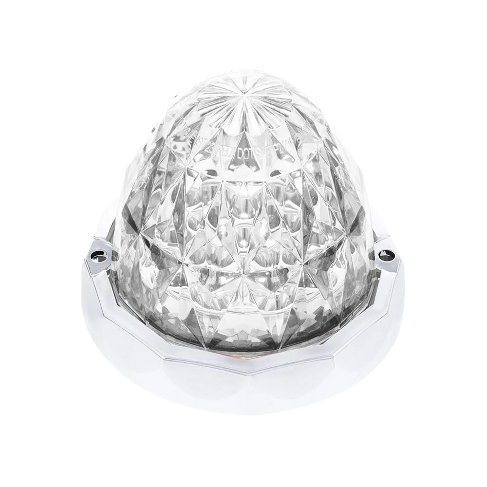 3" Double Fury Clear Lens 19 LED Crystal Watermelon Light with Bezel - Image 10