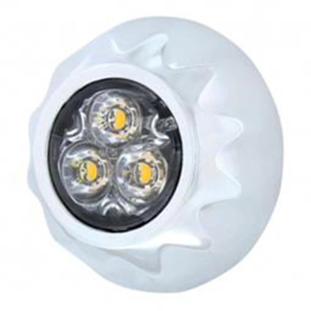 3 High Power Amber/Clear LED Mini Warning Light - Image 3