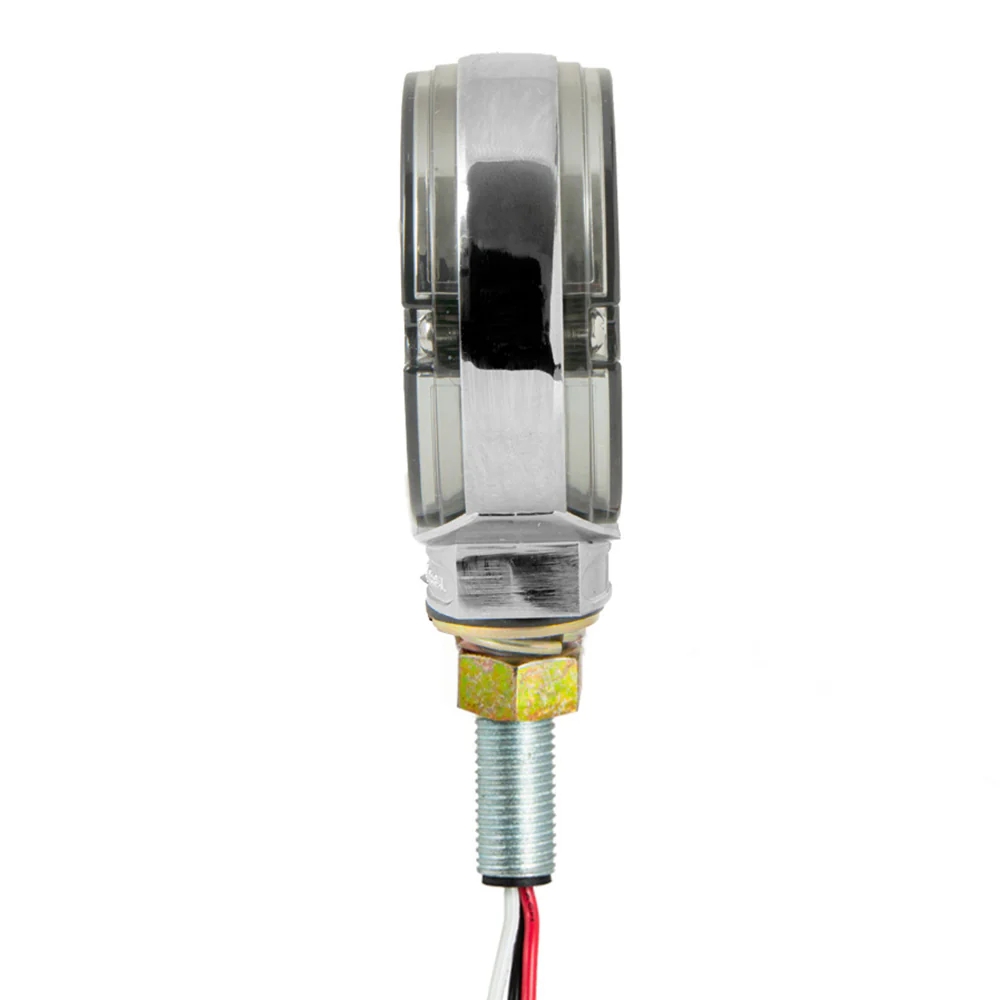 3" Pearl Double Face LED Pedestal Light with Smoke Lens - Image 4