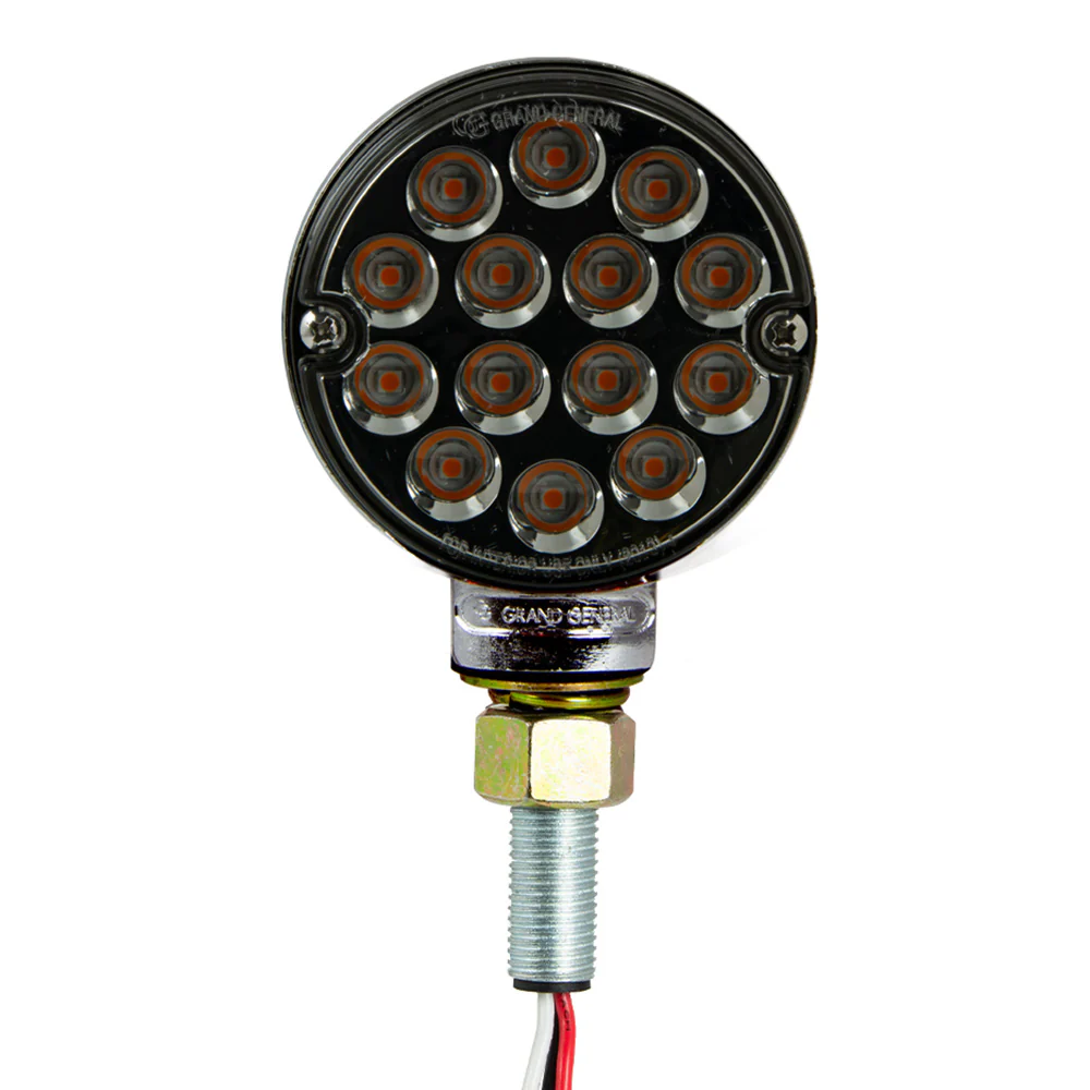 3" Pearl Double Face LED Pedestal Light with Smoke Lens - Image 6
