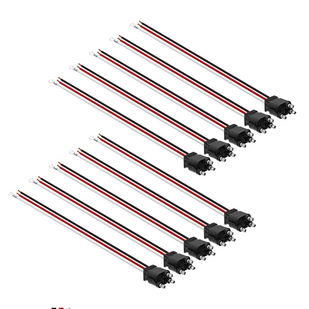 3 Prong Pigtail Plug 12" Lead - 10 Pack - Image 5