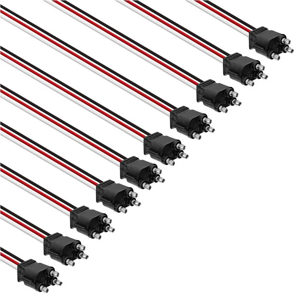 3 Prong Pigtail Plug 12" Lead - 10 Pack - Image 6