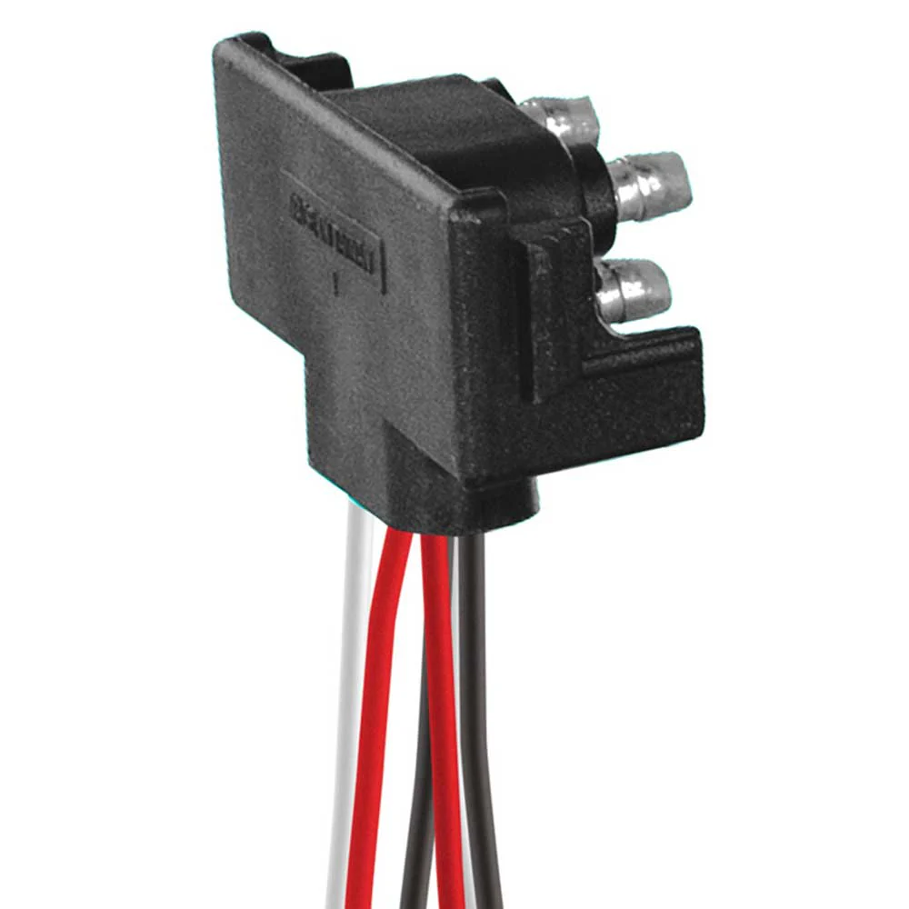 3 Prong Right Angle Plug with 7-1/2" Leads - 6 Pack - Image 3