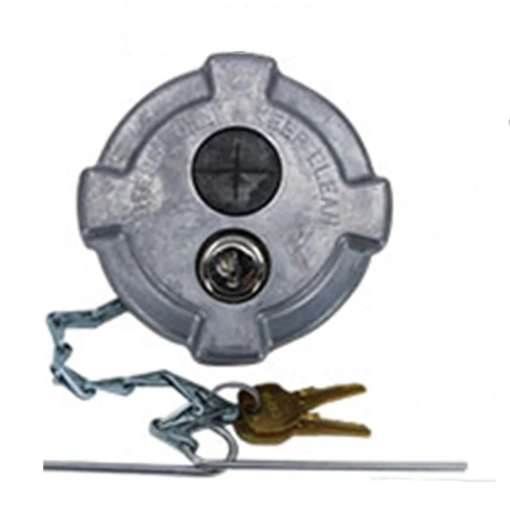 3" Volvo, Mack, International Vented or Non-Vented Aluminum Locking Fuel Cap