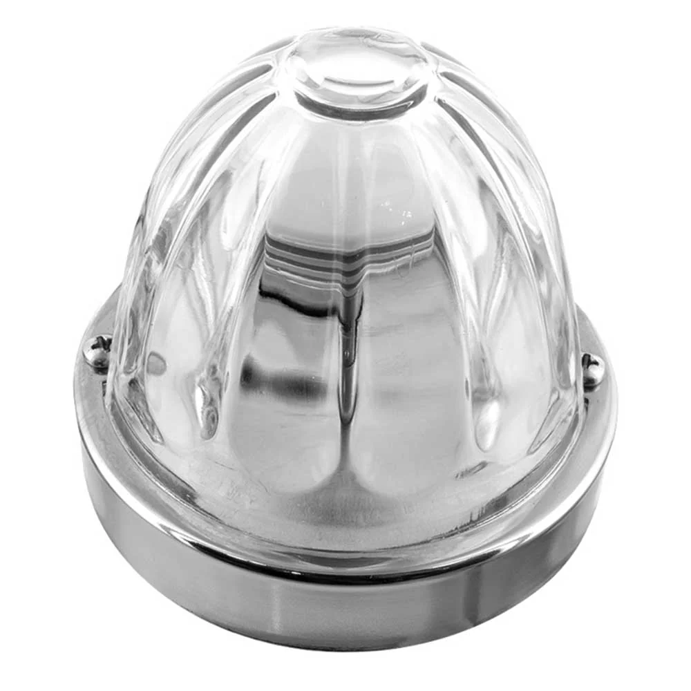 3" Watermelon Glass Dual Function Flush Mount Kit with LED Bulb - Image 18