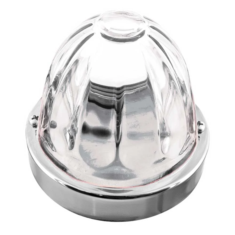 3" Watermelon Glass Dual Function Flush Mount Kit with LED Bulb - Image 20