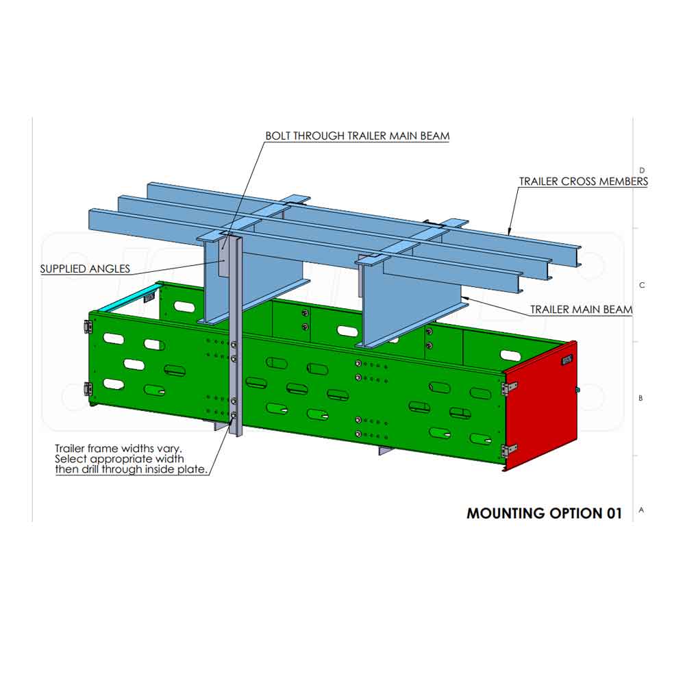 30" Enclosed Wood Holder Box - Image 3