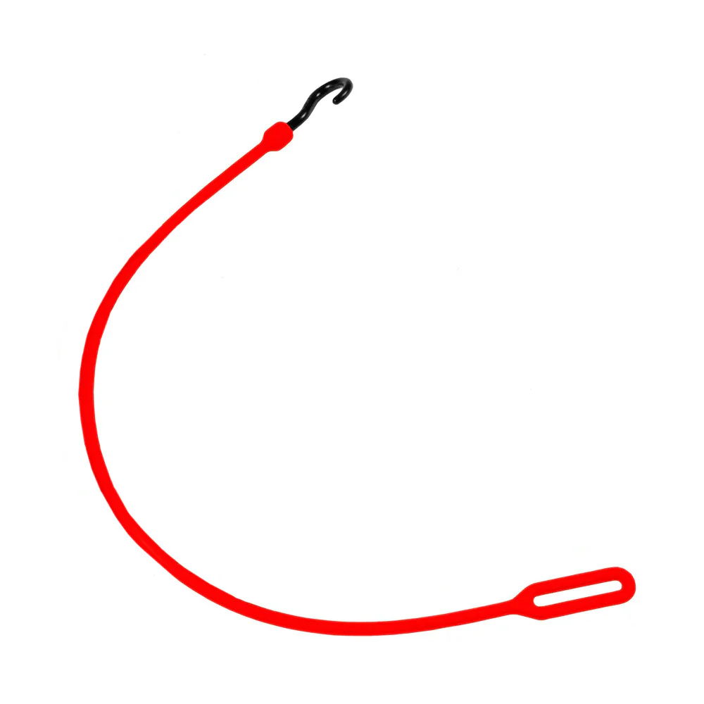 30" Loop End Easy Stretch Red Bungee Cord