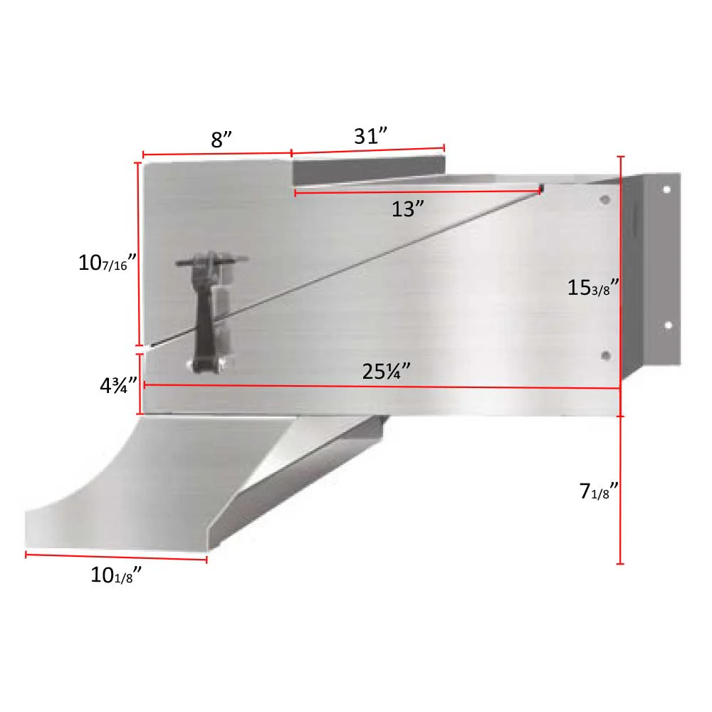 31" Freightliner Classic 1991-2009 Stainless Steel Battery Box with Steps - Image 3