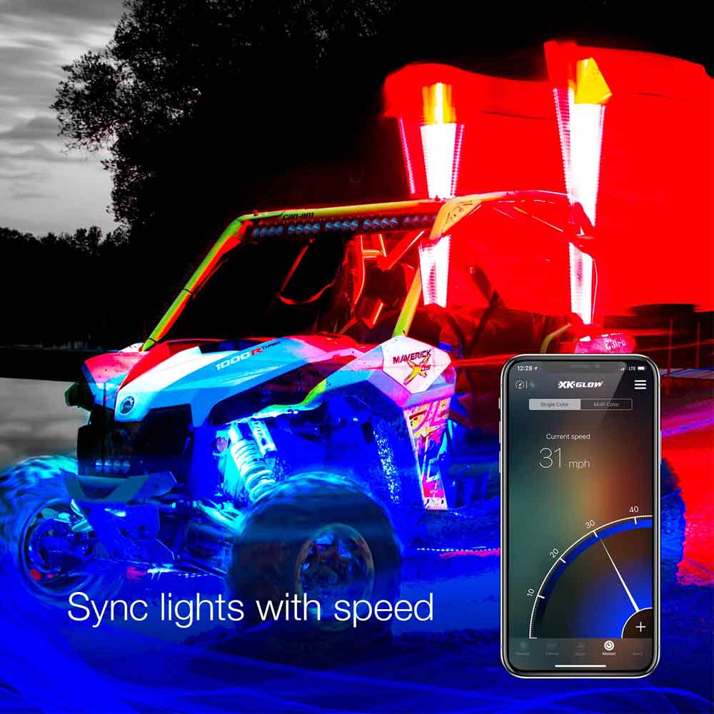 32" 2 Piece Whip Light Kit - Image 5