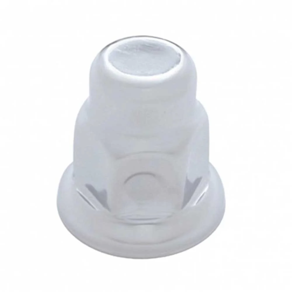 32mm x 2" Chrome Steel Nut Cover with Flange - Push On