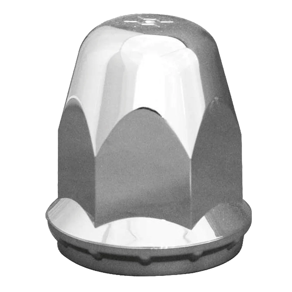 33mm Alcoa Chrome Plastic Nut Cover - Thread On